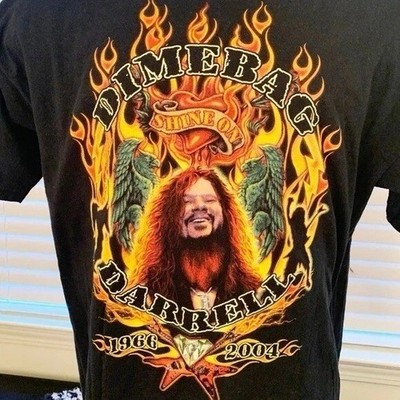 Vtg Damageplan Band Darrell Skull 1996-2004 Shirt Black S-5XL CM379