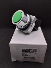 52PM8A3A-Siemens 30mm Non-Illuminated Momentary Pushbutton Green 1NO-1NC