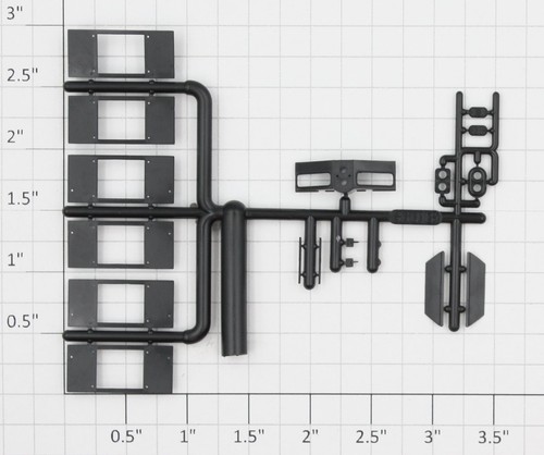 Kit de molduras de cabina Athearn 60181 HO SD50 (10) | Condition: New