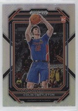 2023-24 Panini Prizm Draft Picks Silver Prizm Colin Castleton #45 11pj