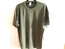 DSCP by M.J. Soffe T-Shirt Size L Khaki Green USA Made NWOT