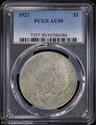 1922-P $1 Peace Silver Dollar PCGS AU 50