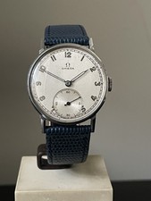 Orologio OMEGA vintage anni '40 30T2 da uomo manuale argento sub-secondi