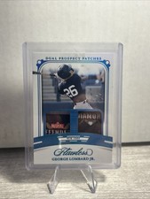2024 Flawless George Lombard Jr. Dual Prospect Patch 1/1 Game Used Marvel Patch