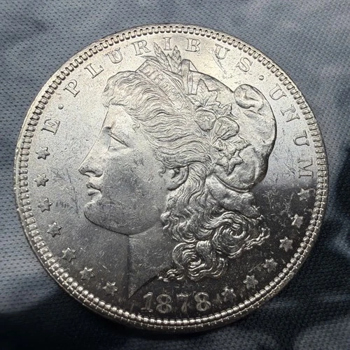 1878 P 7TF MORGAN SILVER DOLLAR! BEAUTIFUL UNCIRCULATED Coin! WOW!