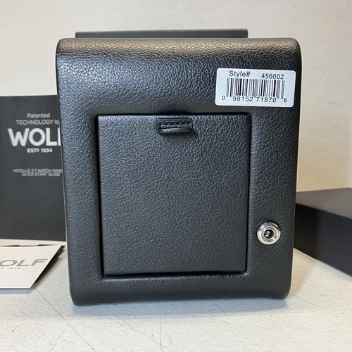 (LEER) Enrollador de Reloj Wolf Viceroy - Módulo 2.7 - Cuero - Cerradura y Llave - Ex. Estado. - Imagen 10 de 16