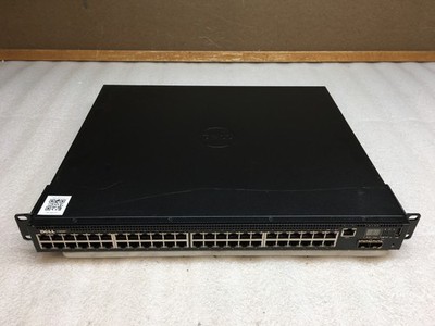 Dell C1048P E05W 48-Port 10/100/1000base-t 1GbE 2xSFT+ Network Switch w/Rack Ear
