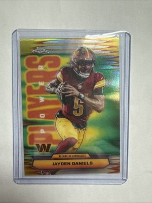 2025 Topps Chrome - Power Players Jayden Daniels #PP-3 Refractor