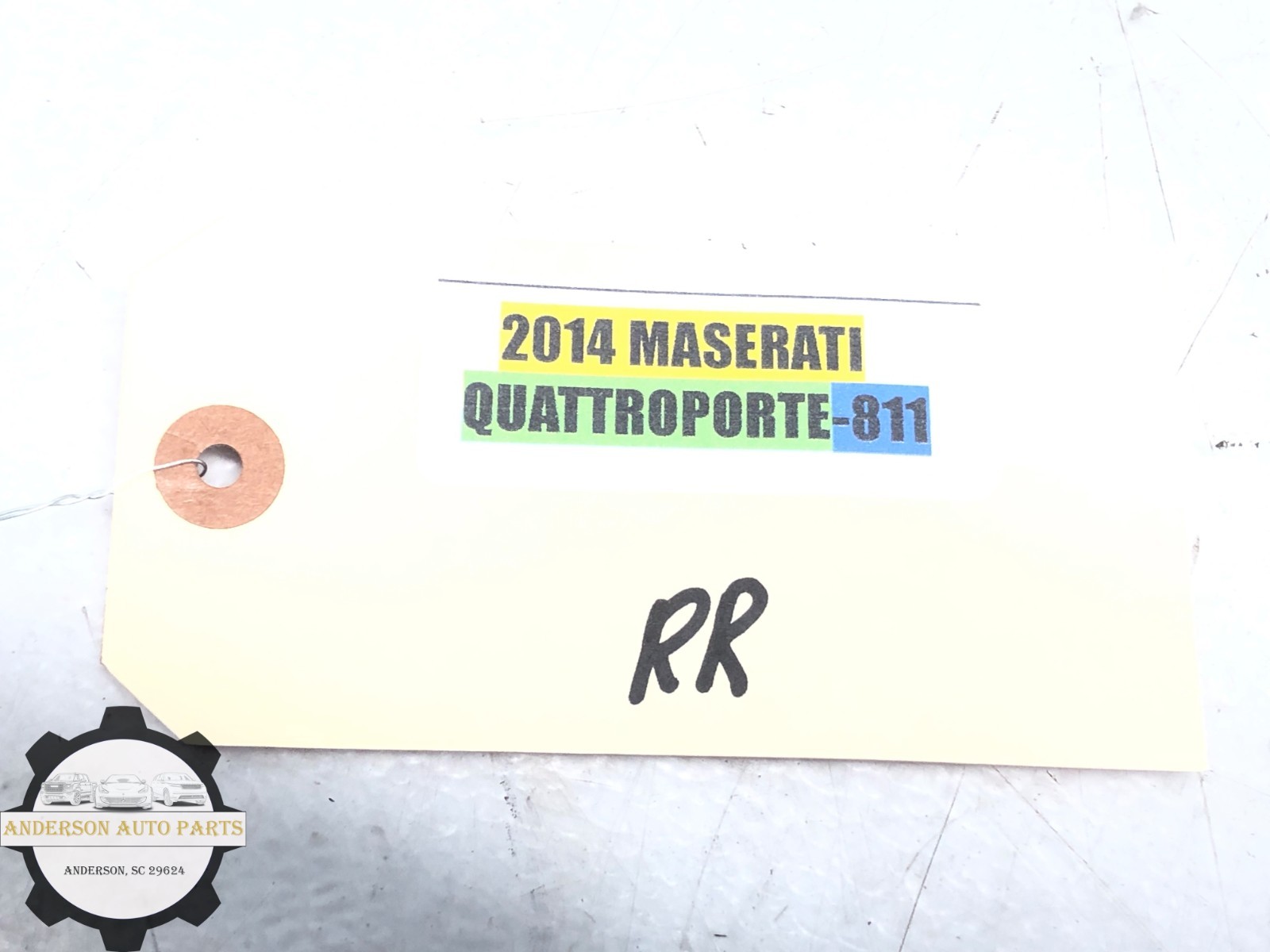 2014-2022 MASERATI QUATTROPORTE RIGHT PASSENGER REAR BRAKE CALIPER W/PADS OEM