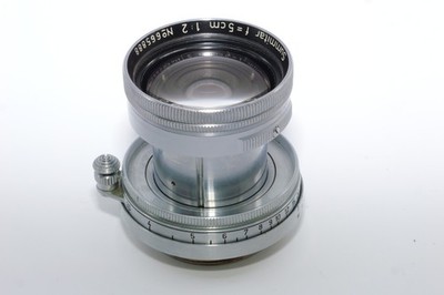 Summitar 5cm 1:2 レンズ Leica IIIF Summitar 5cm f2 LTM L39 Screw Mount Standard Lens. Caps