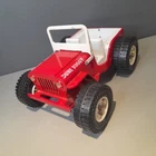 Vintage Large Tonka JEEP DUNE BUGGY Red Pressed Steel 1970s Original Toy