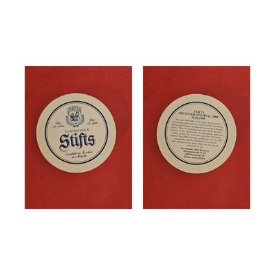 Dortmund Abbey Quality Under the Sign of the Monks Brewery Beer Mat Beermat