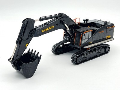 Volvo EC950F excavator black WSI truck models construction vehicle 1:50 scale
