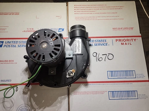 FASCO 7121-10121E Draft Inducer Blower Motor 7021-11577 115V refurb used #RMK861