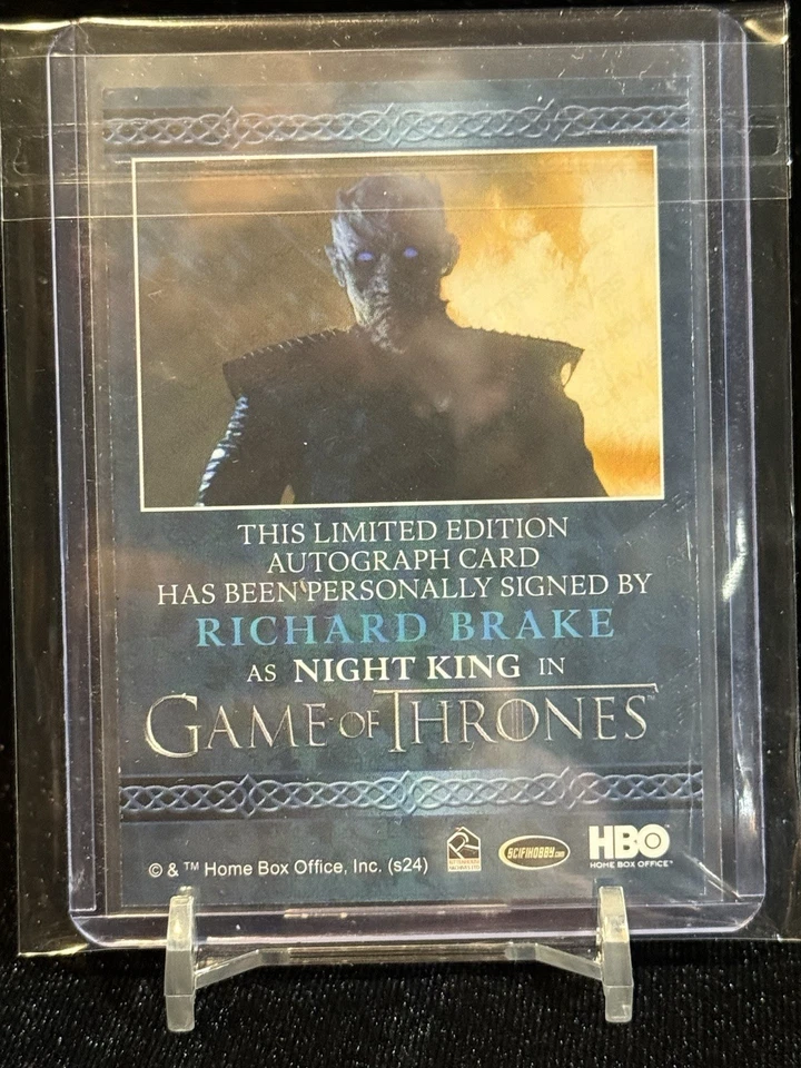 Juego de Tronos Leyendas del Reino Caja de Incentivos Exclusivo Auto RICHARD BRAKE Foto 3 de 3