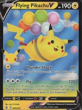 Pokemon TCG - Flying Pikachu V 006/025 Holo Rare V Celebrations - 1030