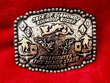 Rodeo Trophy Buckle Championship NEVADA Bullfighter 2011 RARE 632
