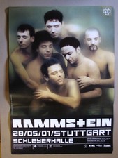RAMMSTEIN - Original Tourplakat - Stuttgart - Schleyerhalle - 28.5.2001 P4