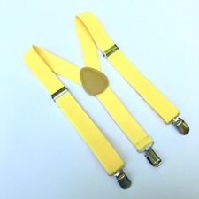 Baby Toddler Children Boys  Girls Plain Y-Back Elastic Suspenders