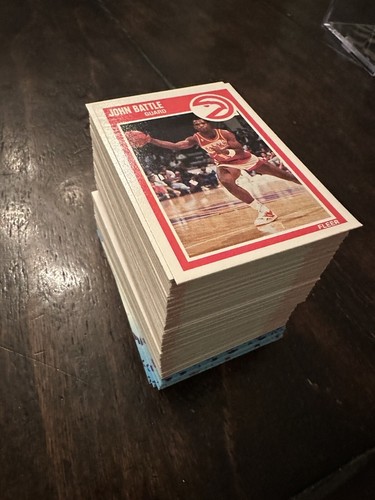 1989 Fleer Basketball Complete Set + Stickers 2 Micheal Jordan Cards