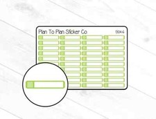 1304-6 Little Labels GREEN Planner Stickers.
