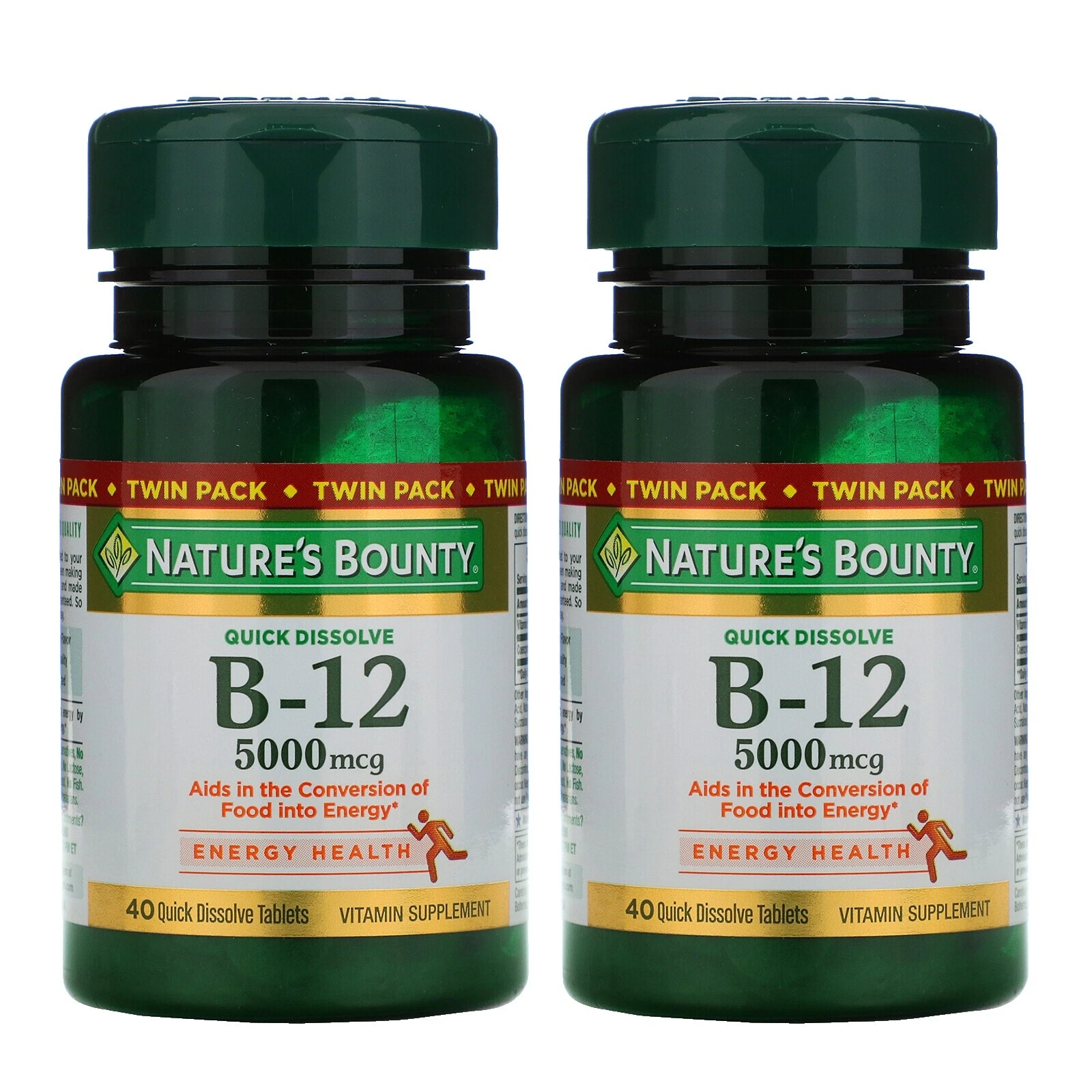Vitaminas y minerales blandos de vitamina B12 Nature's Bounty