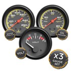 <!--F#f_0-->Genuine SAAS Triple Gauge Set Mech - Water Temp/Oil Press/Volt<!--F/-->