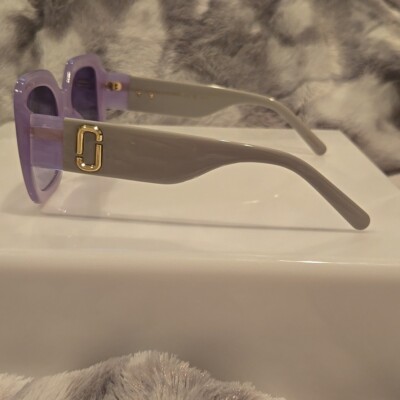 Marc Jacobs Lavender Square Sunglasses Brand New In Case | eBay display picture 1