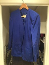 Liz Claiborne Blue Silk Jacket Size 8