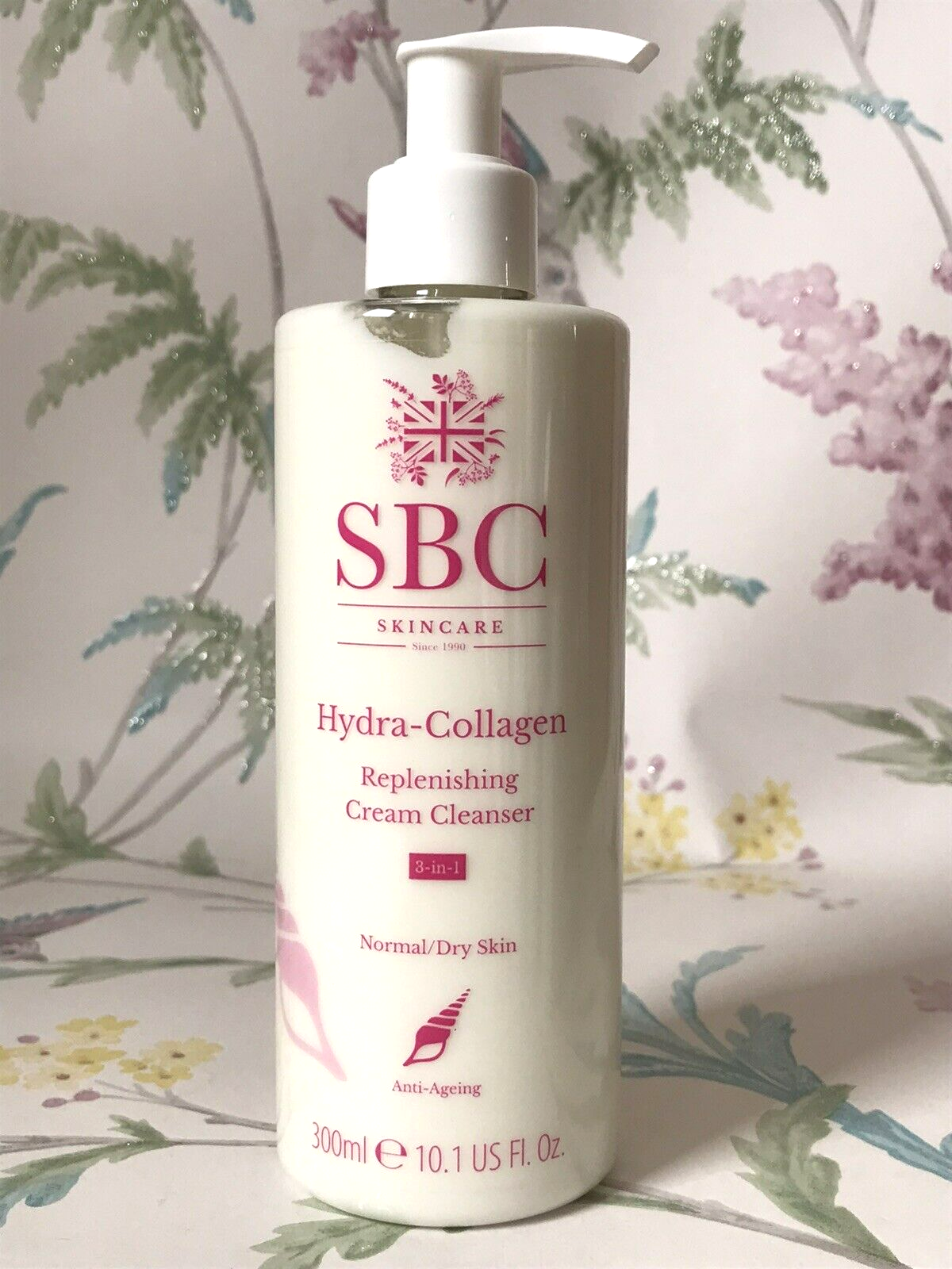 SBC Hydra Collagen Replenishing Cream Facial Cleanser 3 in 1 - Anti Ageing 300ml