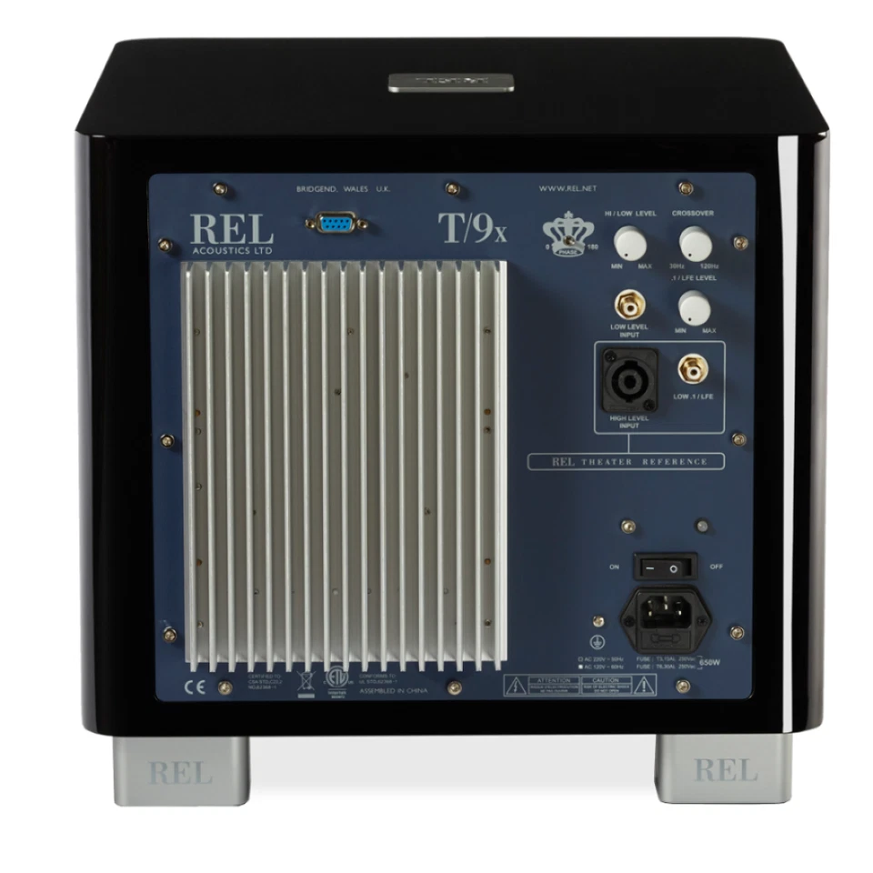 REL T/9x - subwoofer in black finish. 10 in. 300W - Bild 2 von 2