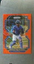 2022 Panini Prizm Red Velocity #108 Sebastian Rivero RC Royals