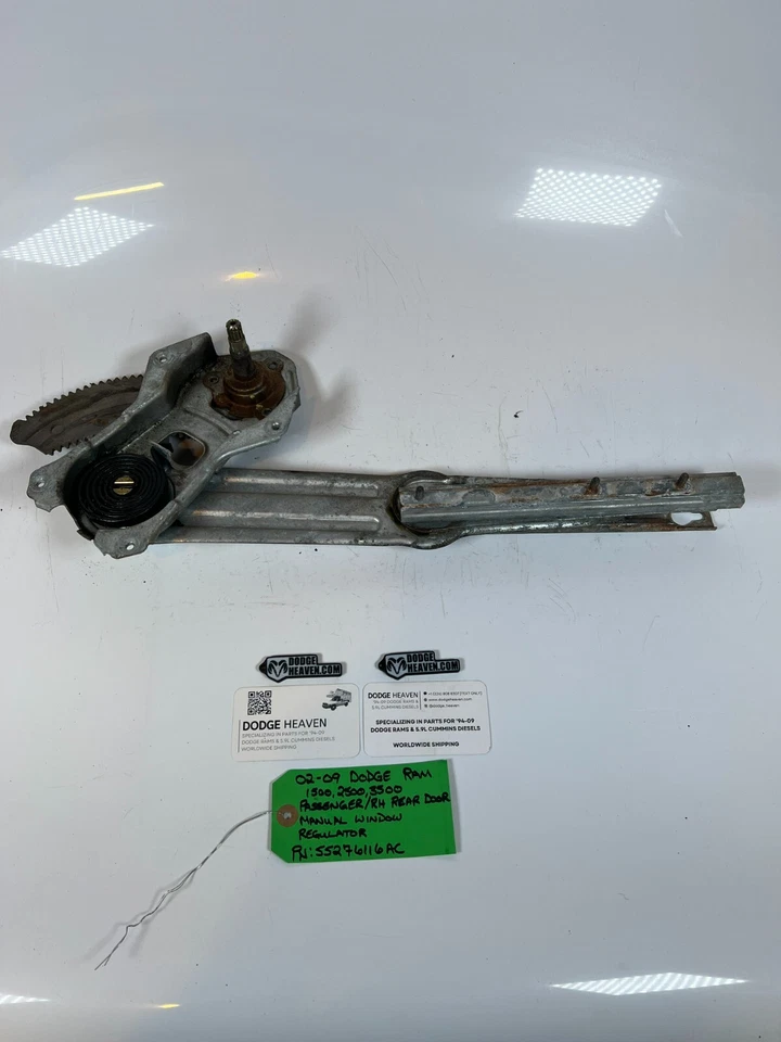 Оригинальный ручной регулятор стекла заднего пассажира для Dodge Ram 1500-3500 2002-2009 годов выпуска под правую руку - Изображение 3 из 4