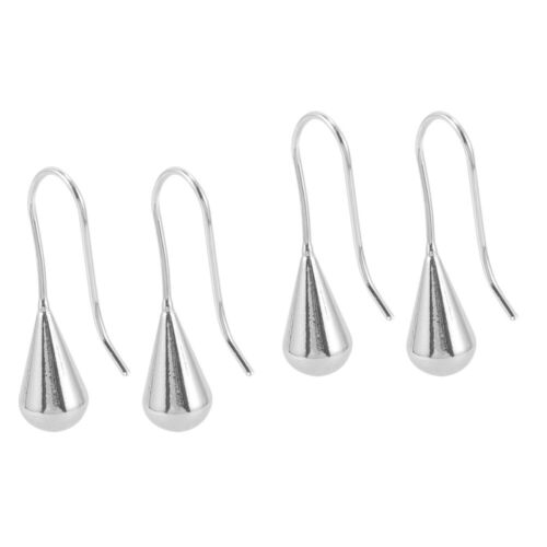 4 Pcs Silver Dangle Earrings for Girls Small Teardrop Women - Picture 1 of 12