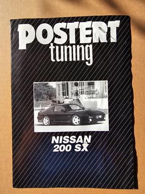 POSTERT NISSAN 200SX 200 SX Zubehör Katalog D&W Tuning Prospekt