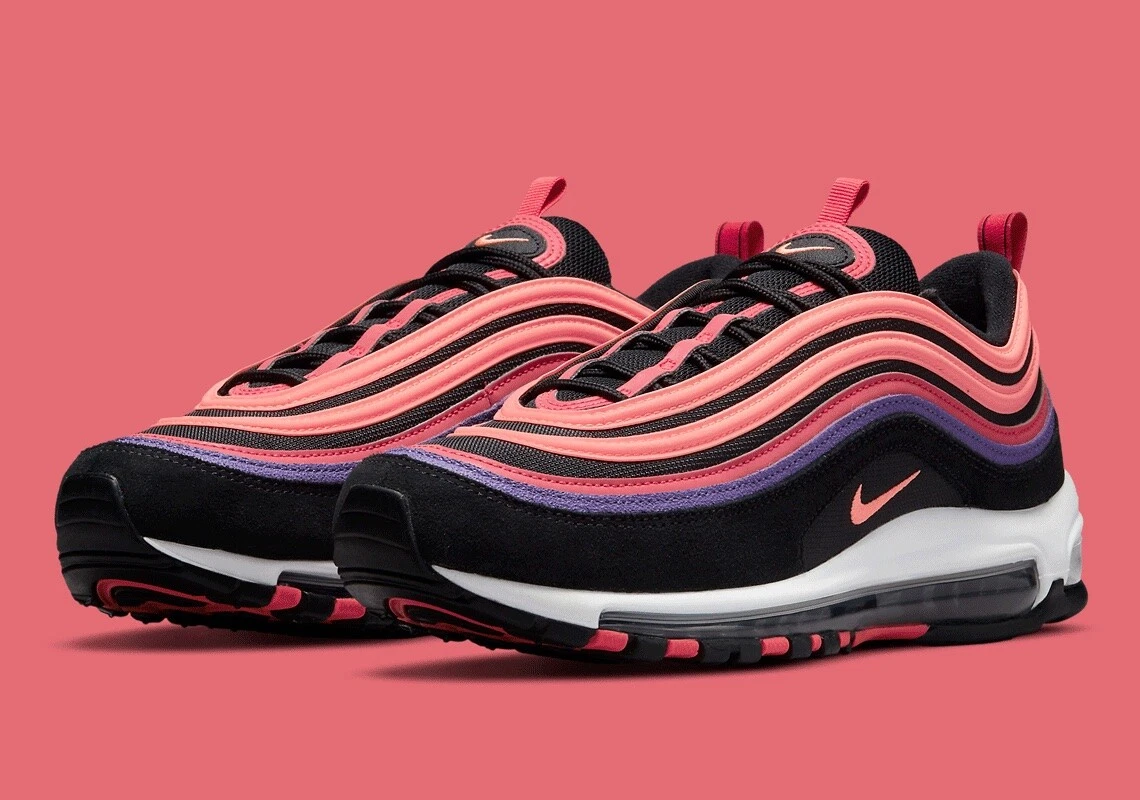 NEW Nike Air Max 97 Sunset Black Mango Lil Nas Wotherspoon DJ5137 001 100 DS