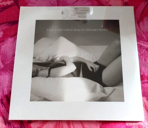 Taylor Swift - Tortured Poets Department LP -  2 Ghosted White Vinyl Discs  MINT