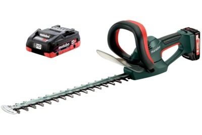 Metabo AHS 18-45 V Akku-Heckenschere, 18V 1 x 2Ah Akku, 1x 4,0Ah Akku Ladegerät