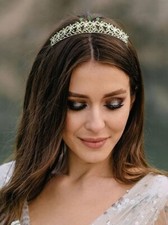 SWEETV Princess Tiaras Crowns for Women Girls, Small Tiara Headband Birthday Qui