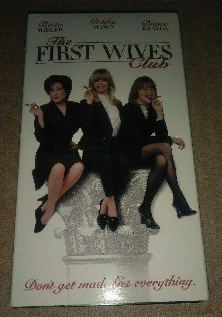 The First Wives Club VHS Bette Midler Goldie Hawn Diane Keaton Play Tested