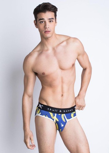 Skull and Bones Bananendruck Slip (blau & marineblau) - Bild 14 von 17