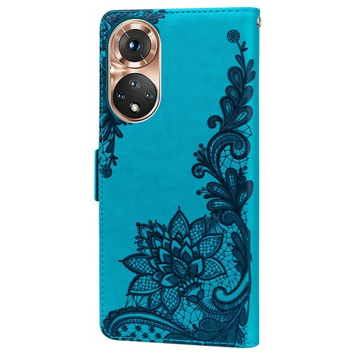 Flip Leather Flower Wallet Card Phone Case For Huawei Honor 50 20 10X Lite 8A 9A - Picture 26 of 37