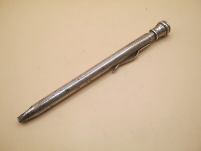 Vintage lebenslanger Marken Druckbleistift Silber gestempelt STERLING