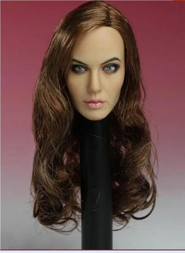 Escultura Personalizada de 1/6 Cabeza Angelina Joliefor para Hottoys Phicen Kumik Cuerpo Femenino - Imagen 1 de 10