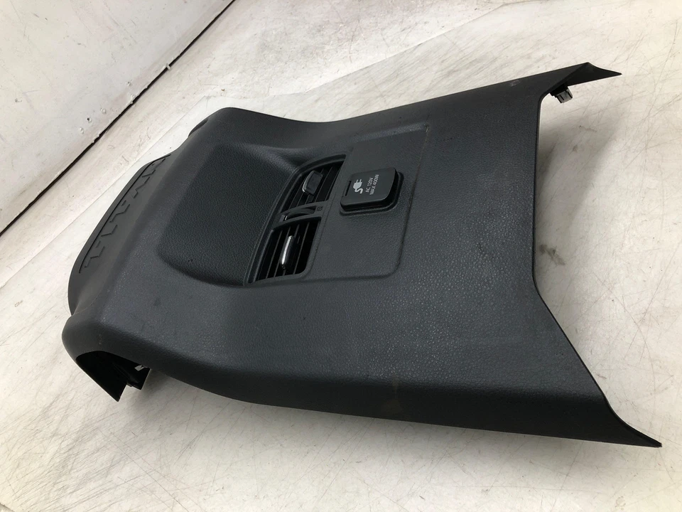 Nissan Titan XD 2016-2018 consola central trasera portavasos ventilación de aire y moldura OEM Foto 2 de 4