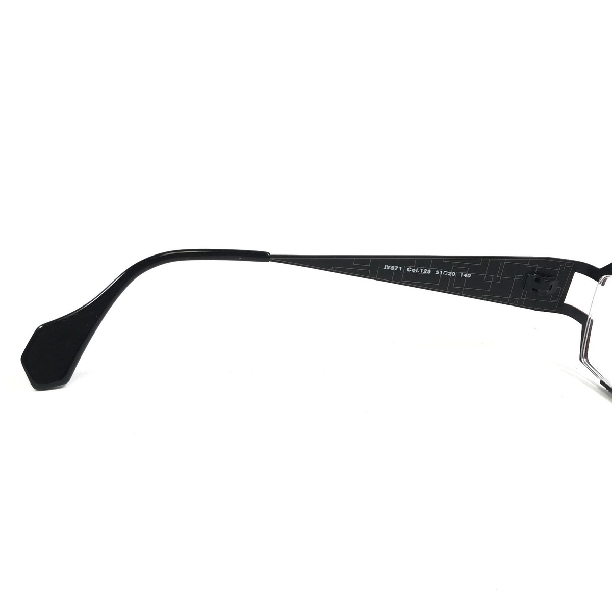 #新品 ナイロール アンダーリム IYOKO-INYAKe Iyoko-Inyake Eyeglasses Frames IY569 Col.157 Brown Green