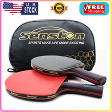Professional Table Tennis Paddles Advance Intermediate Ping Pong Paddle Set of 2