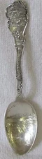 Sioux Falls South Dakota sterling silver souvenir teaspoon Shepard Mfg Co