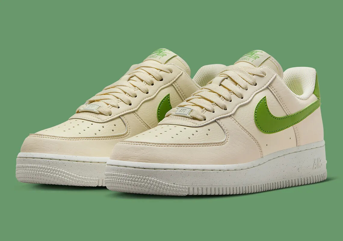 Nike Size 6 7 Women's Air Force 1 Low Next Nature "Coconut Milk" DV3808-102 RARE image 10
