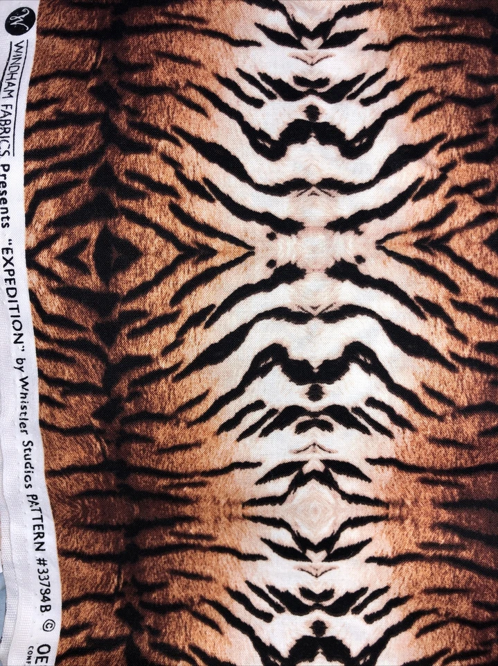 Telas Windham Tiger Expedition Patrón Tela de Algodón Vendida por Yarda Foto 3 de 4